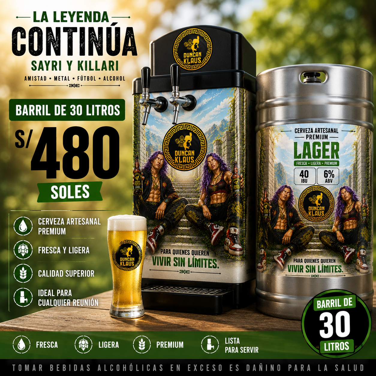 BARRIL Sayri y Killari 30 lt.